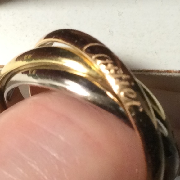14K Gold Cartier Trinity ring, size 54 European or 7 1/2 American - Picture 4 of 4